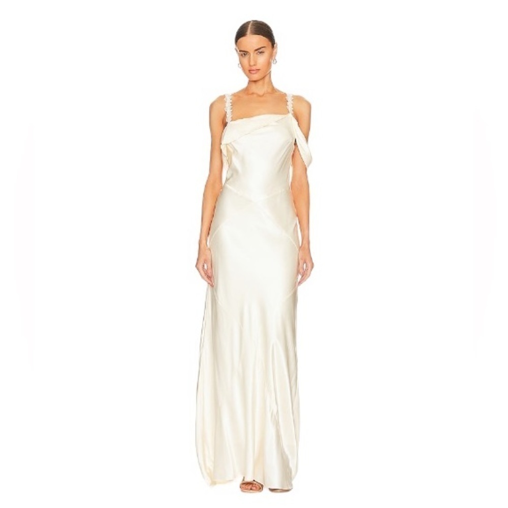 For Love And Lemons Cream Wedding Dress